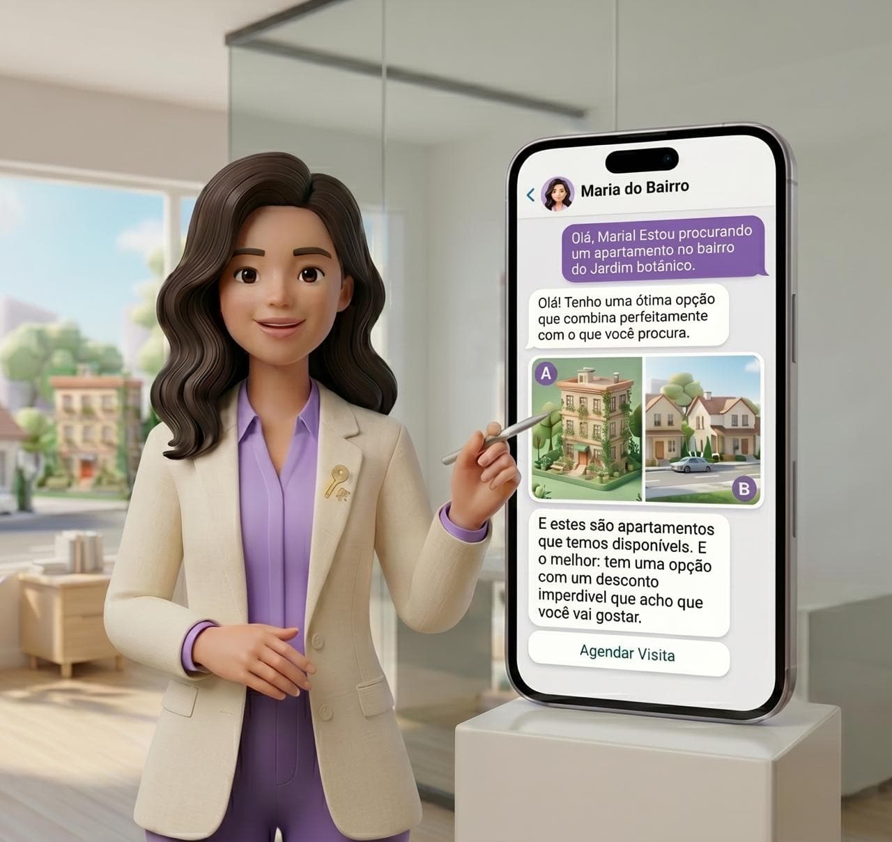 Maria do Bairro - Atendimento via WhatsApp